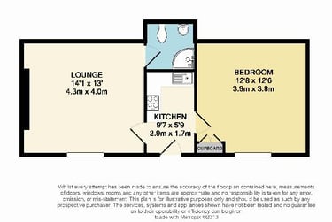1 bed flat, Chester place, North hill, Plymouth, PL46ET - Image 2
